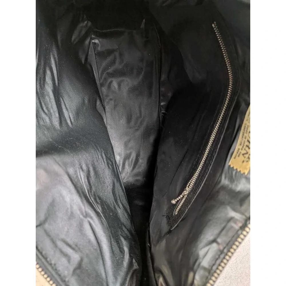 Samsonite Saturn Black Leather‎ Hobo Shoulder Bag Medium